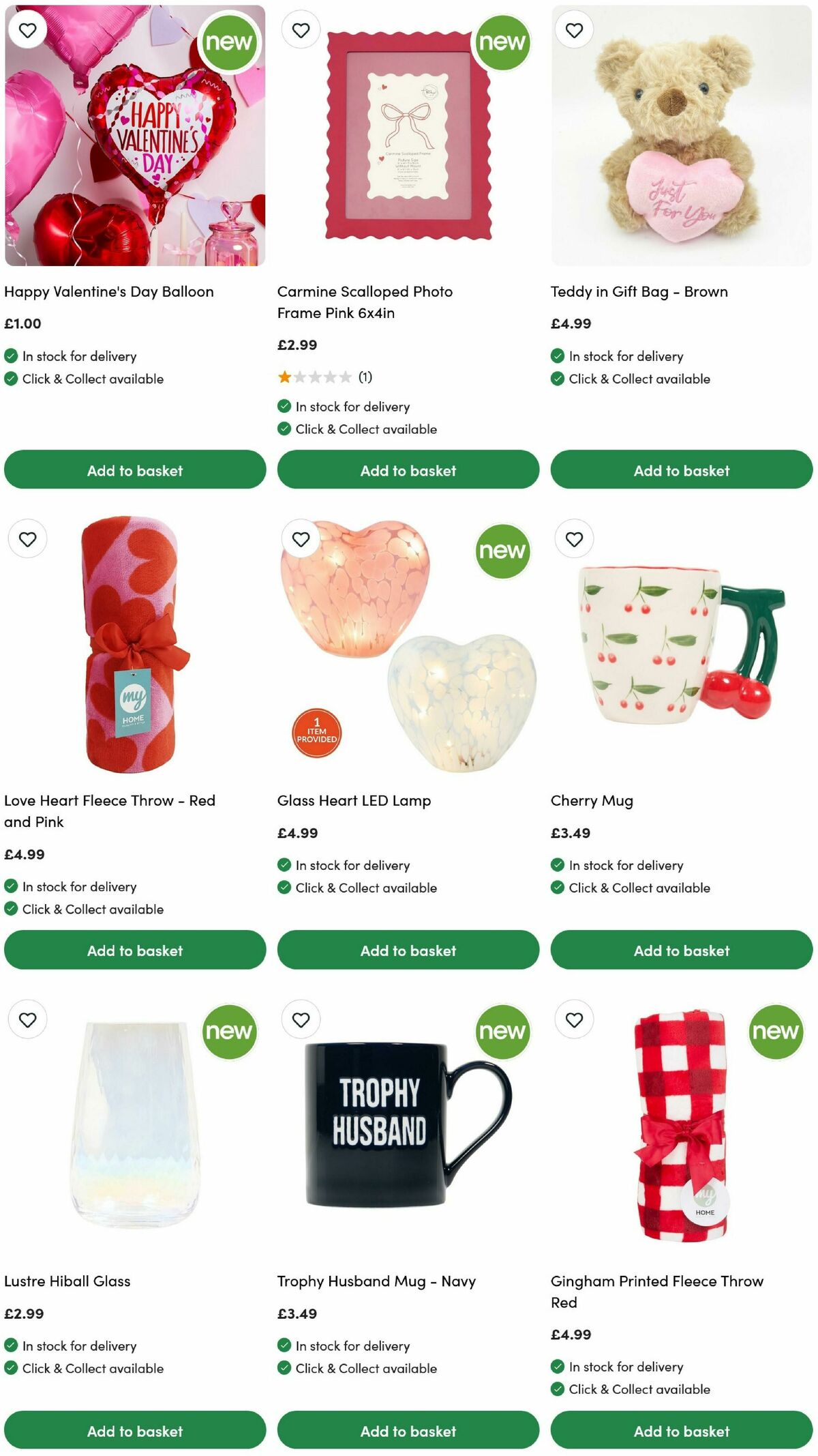 Wilko Valentine's Day Offers from 1 February