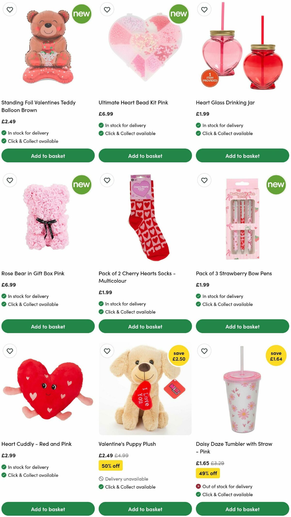 Wilko Valentine's Day Offers from 1 February
