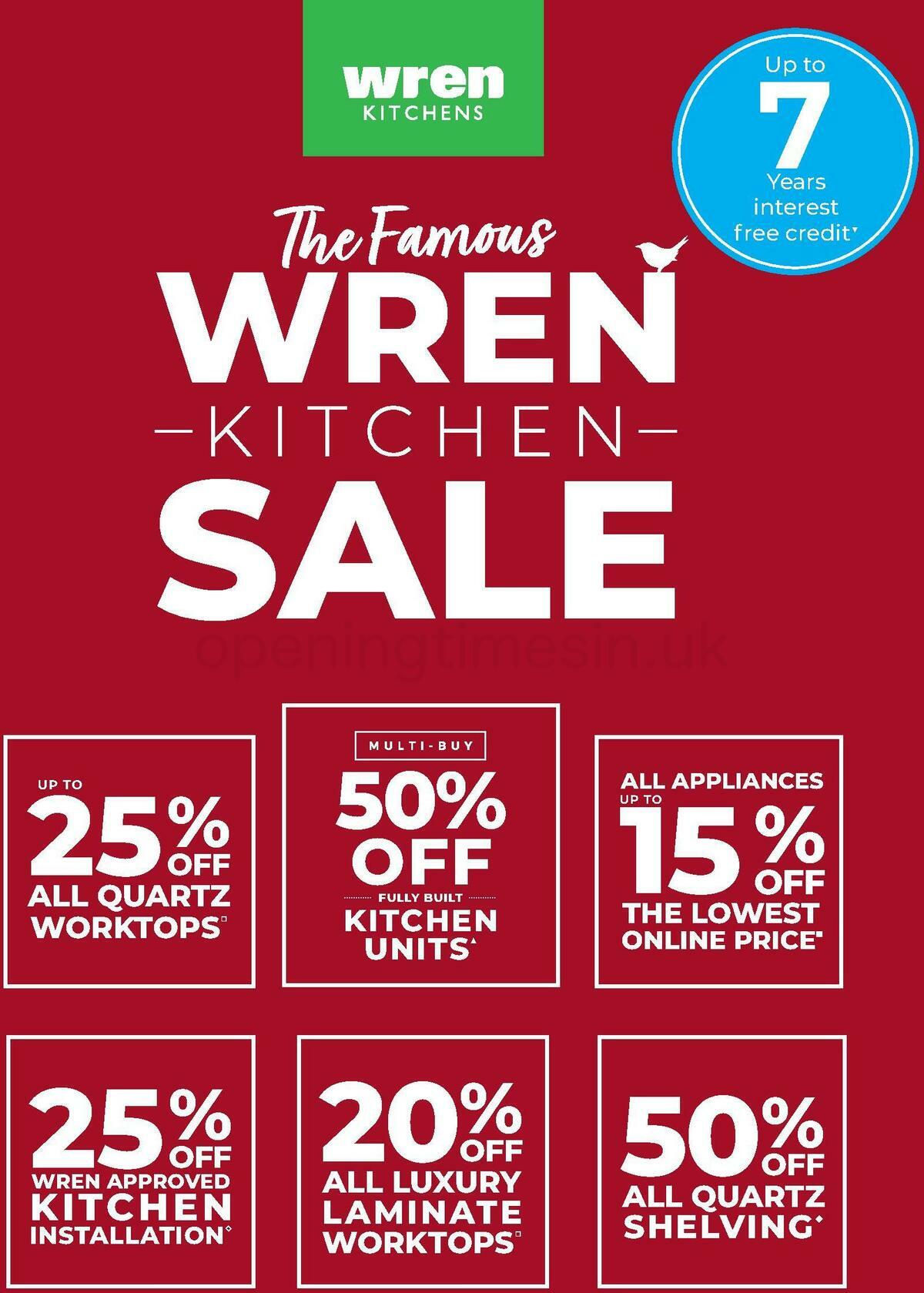 Wren Kitchens Offers from 12 January