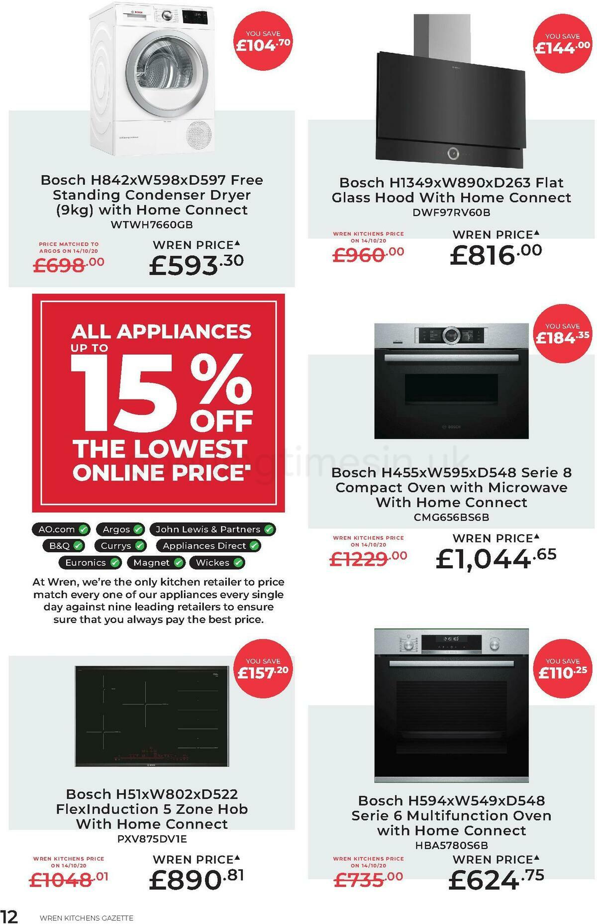 Wren Kitchens Offers from 15 March