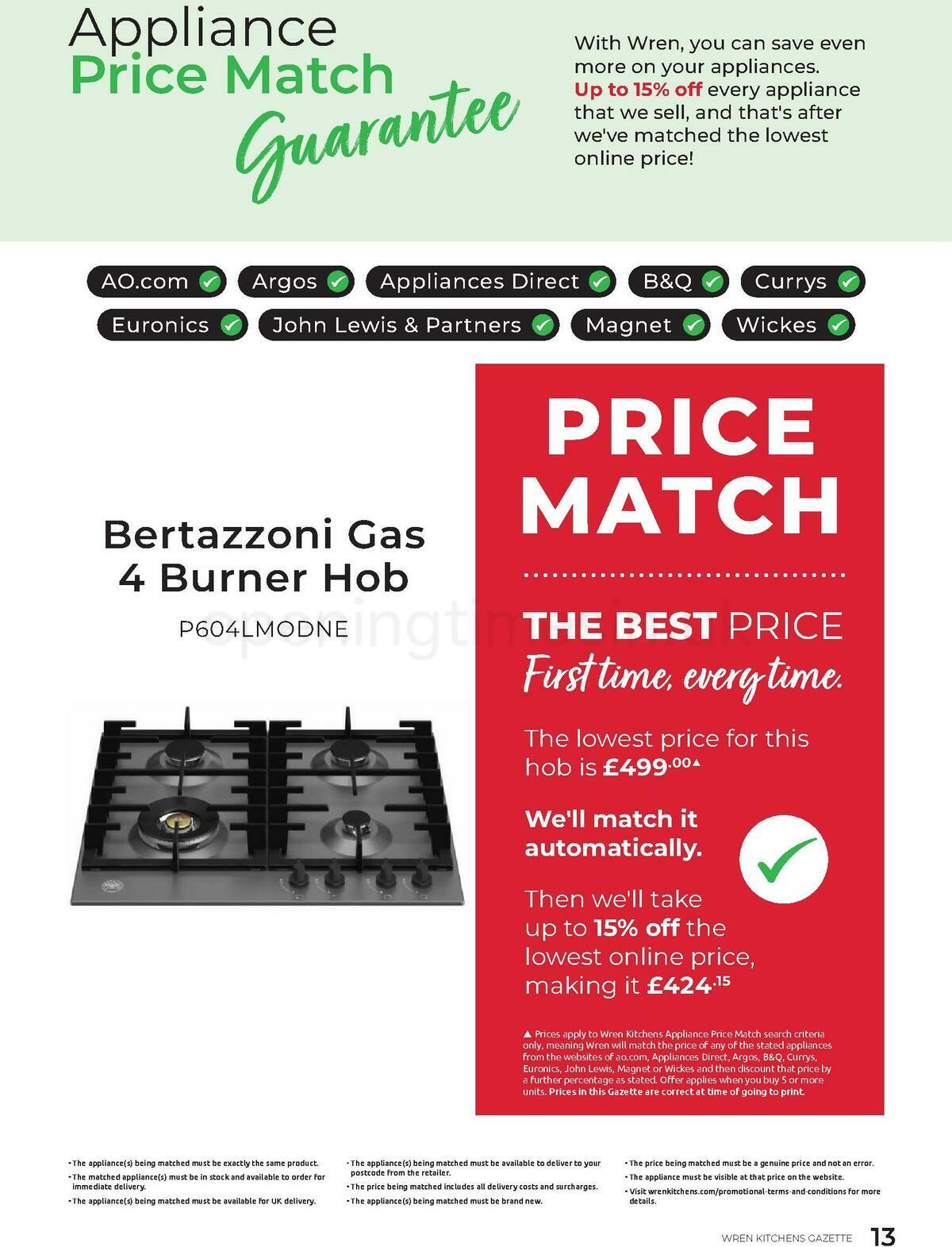 Wren Kitchens Offers from 15 March