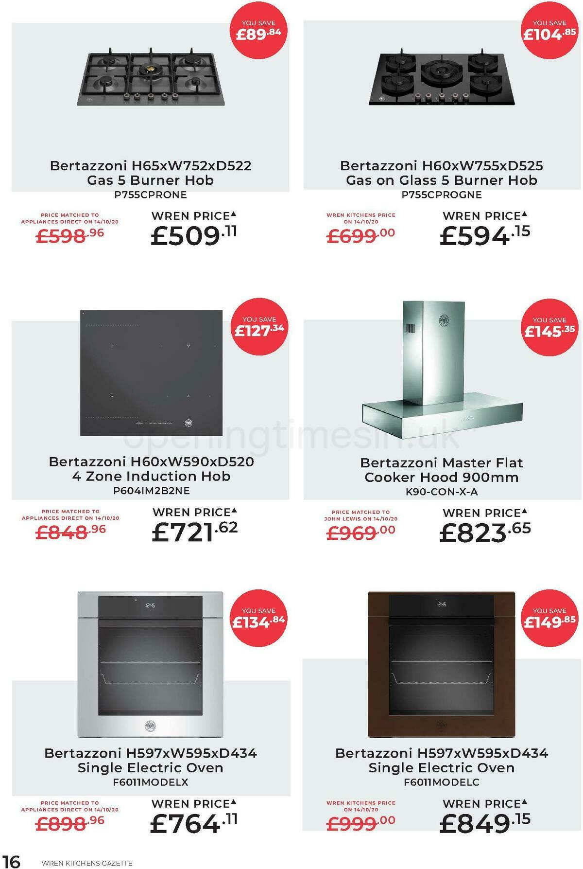 Wren Kitchens Offers from 15 March