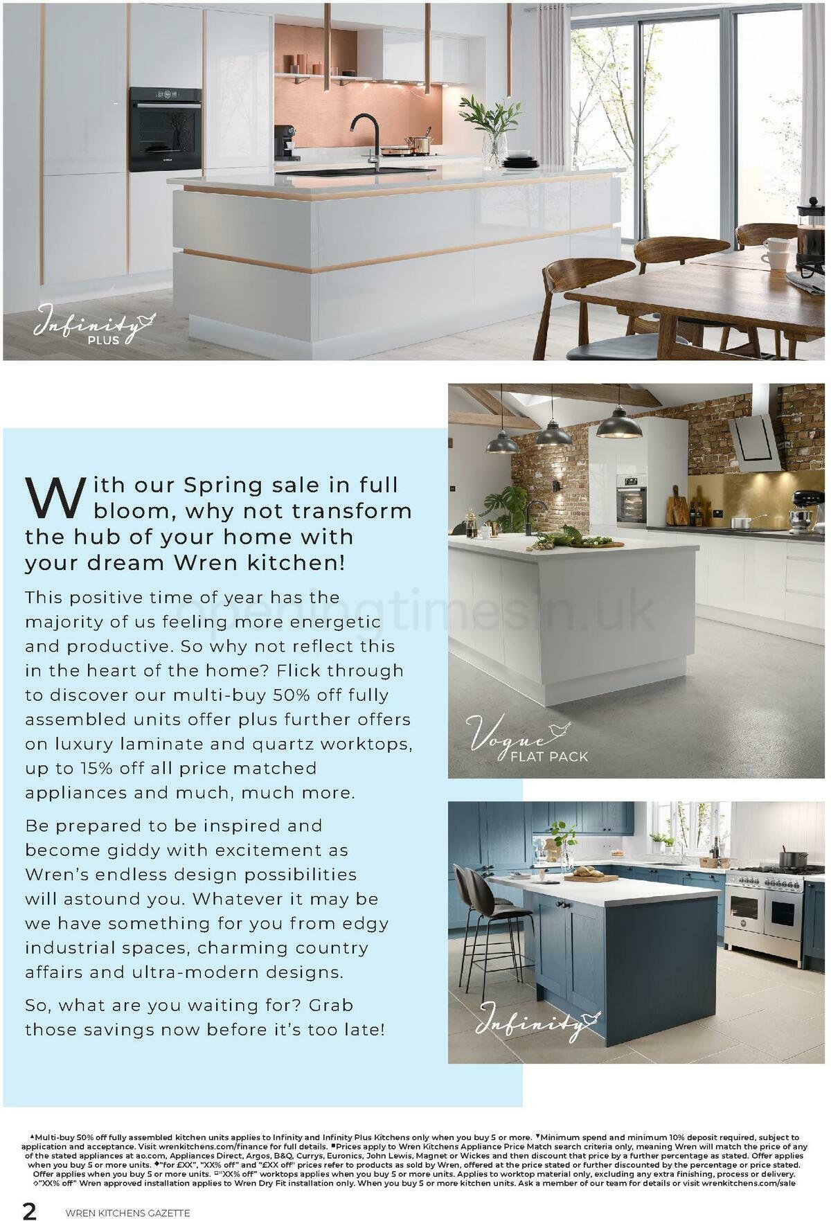 Wren Kitchens Offers from 15 March