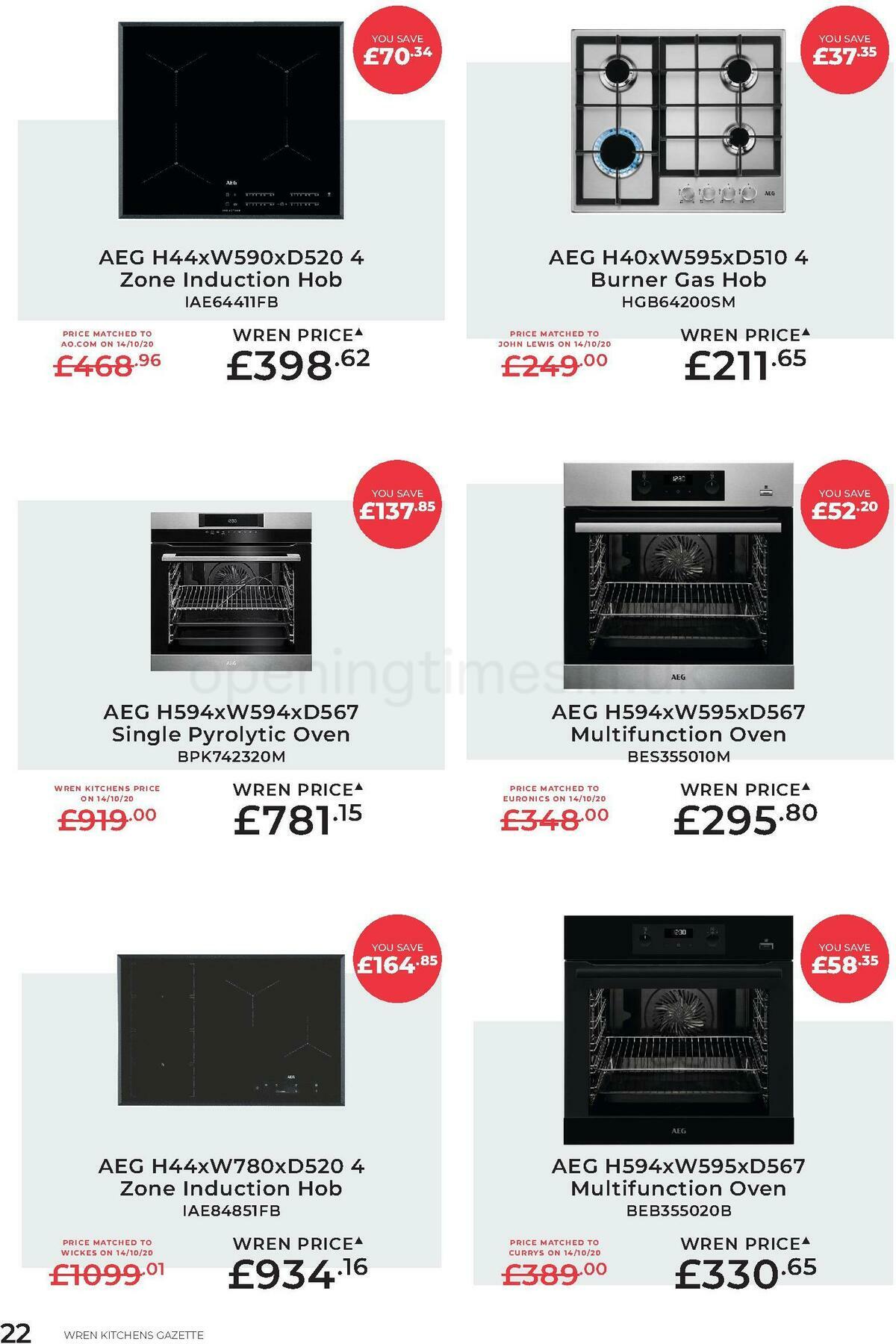 Wren Kitchens Offers from 15 March