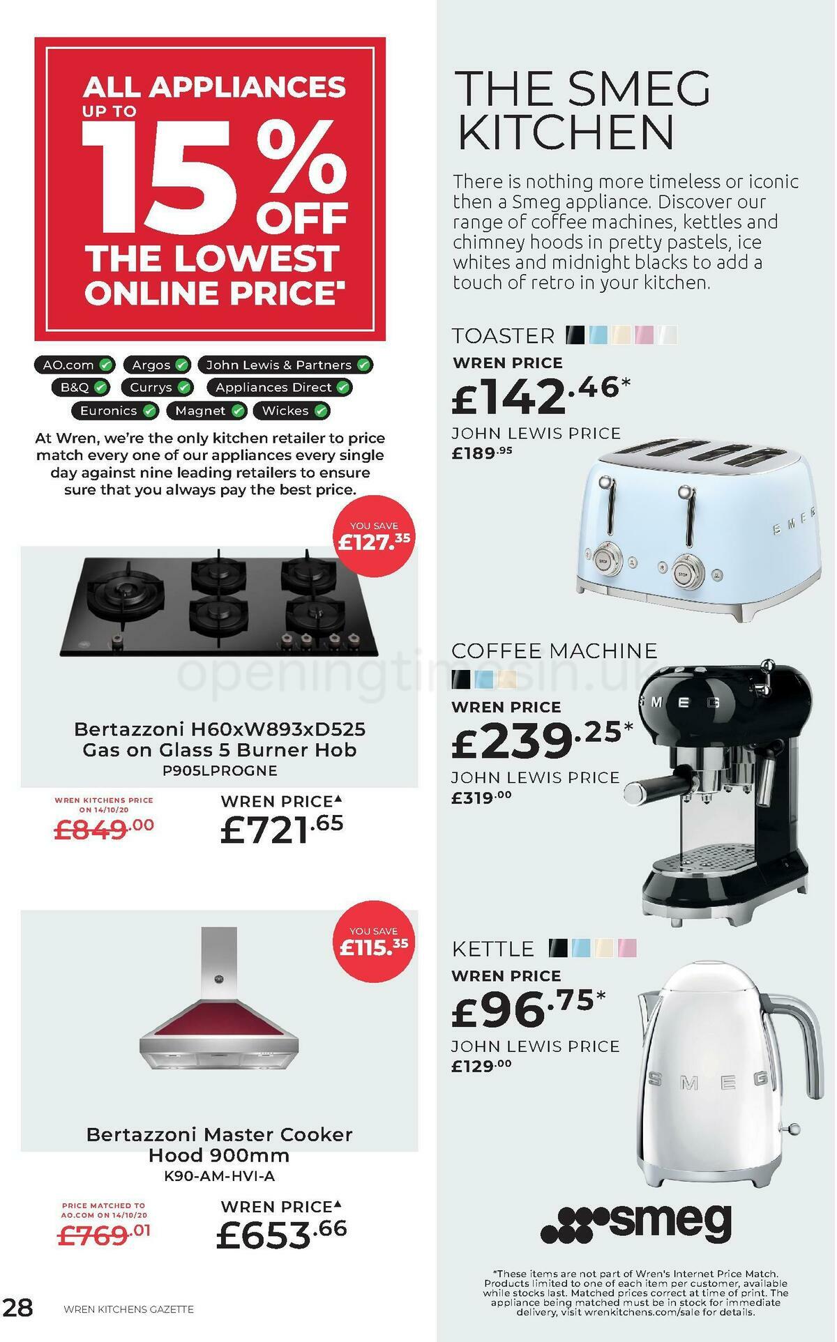 Wren Kitchens Offers from 15 March