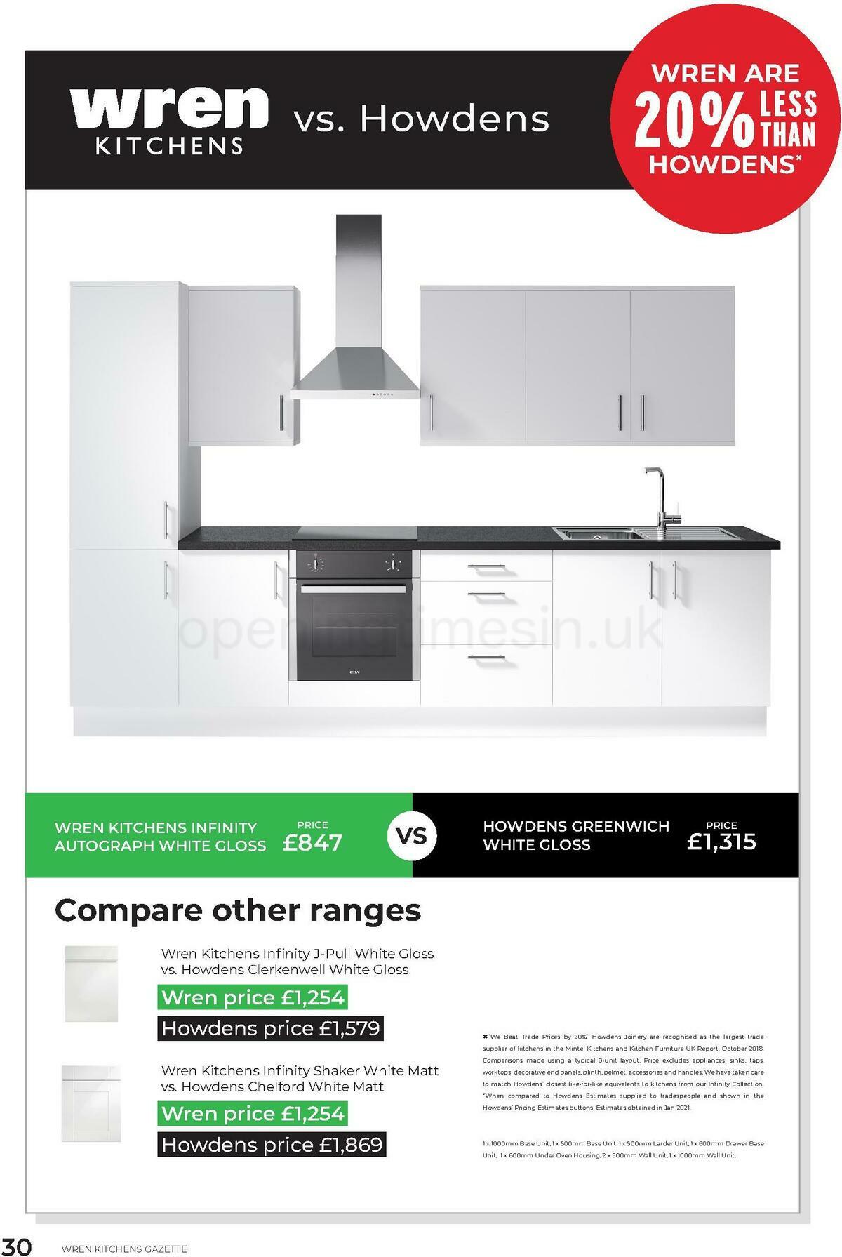 Wren Kitchens Offers from 15 March