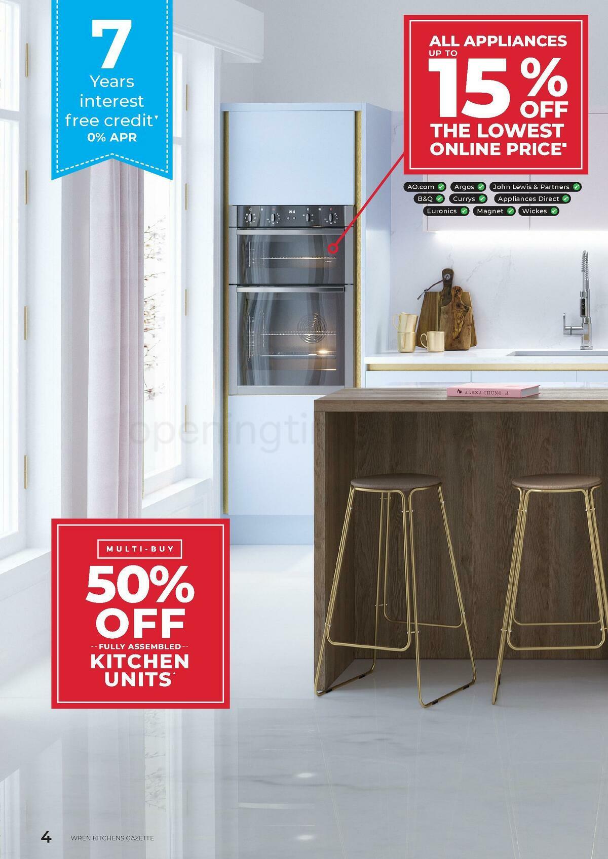 Wren Kitchens Offers from 15 March