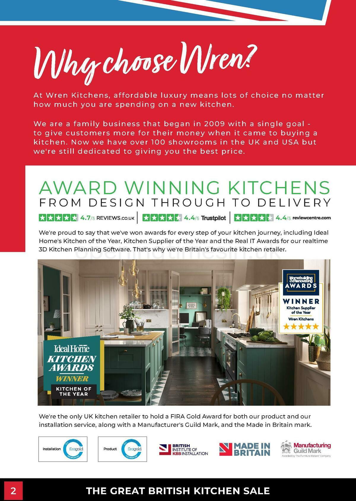 Wren Kitchens Offers from 26 December