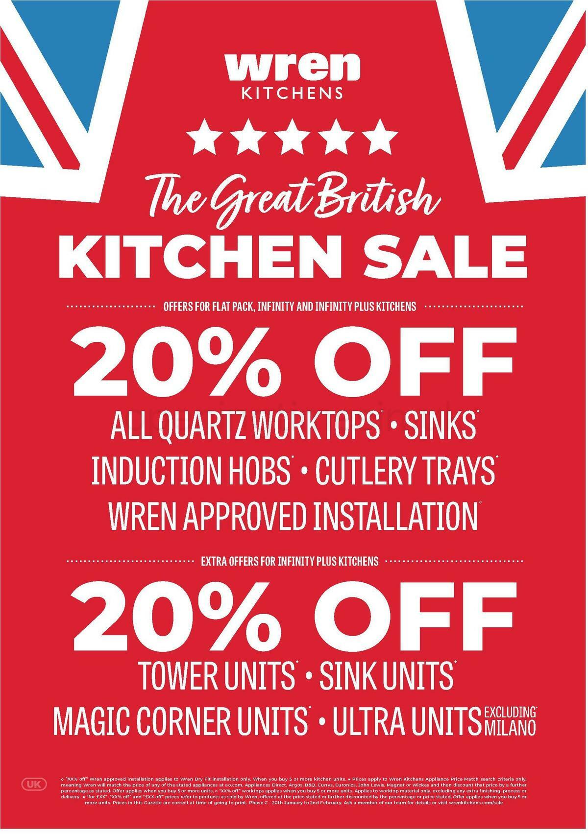 Wren Kitchens Offers from 20 January