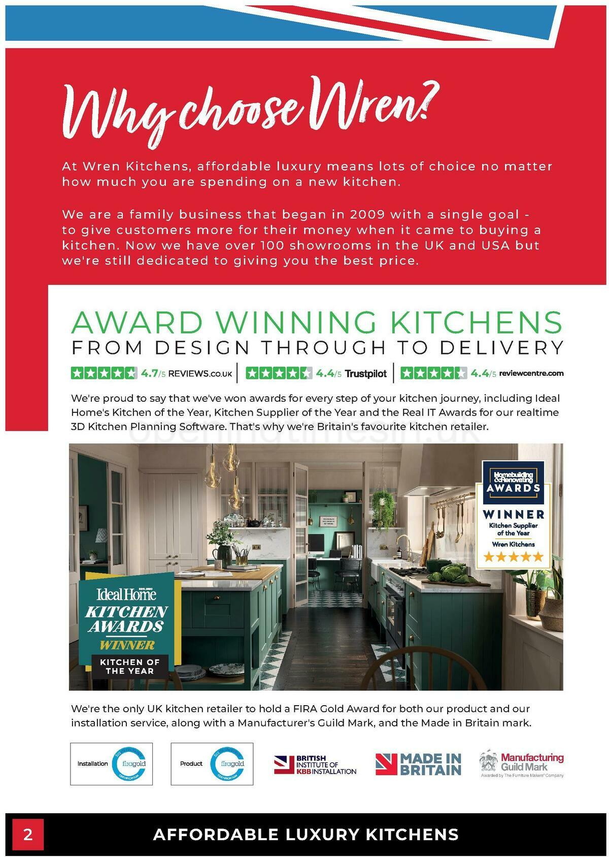 Wren Kitchens Offers from 3 February