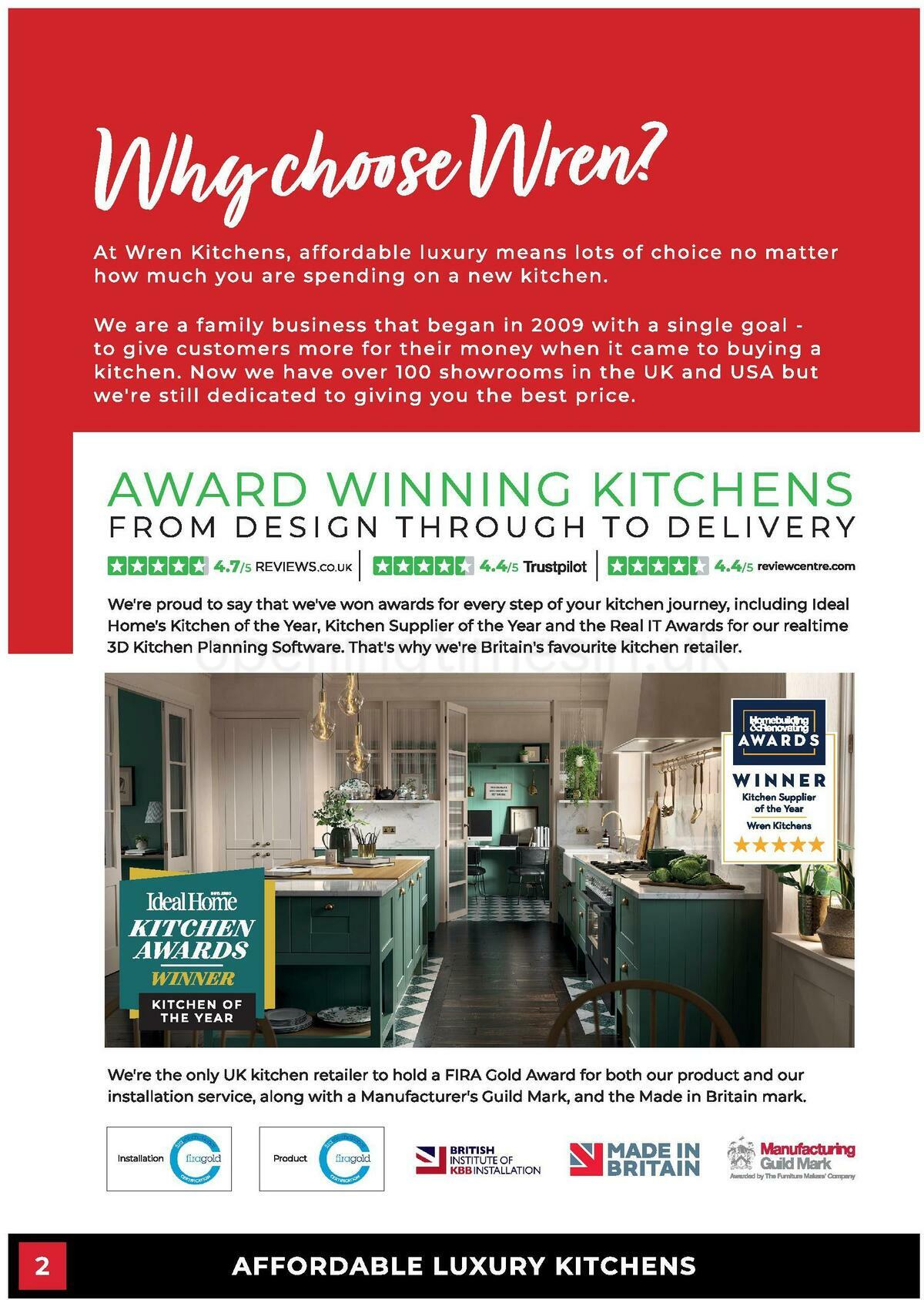 Wren Kitchens Offers from 17 March