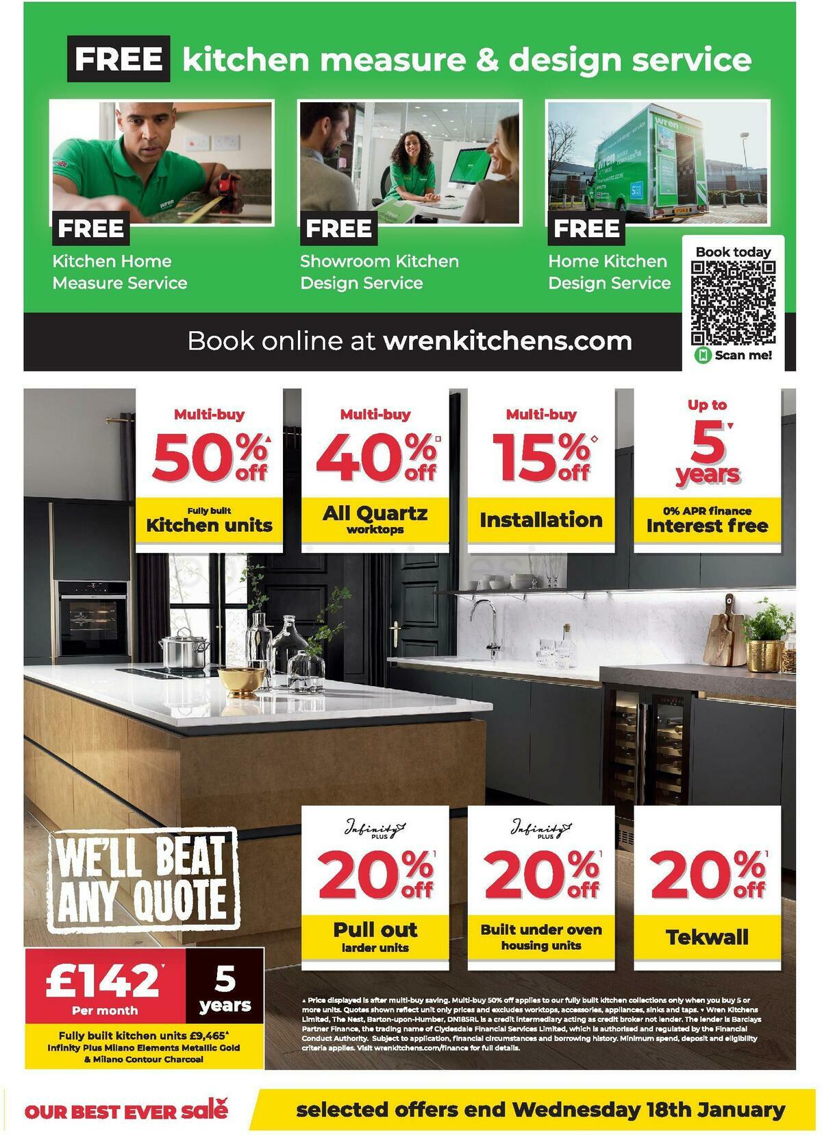 Wren Kitchens Offers from 5 January