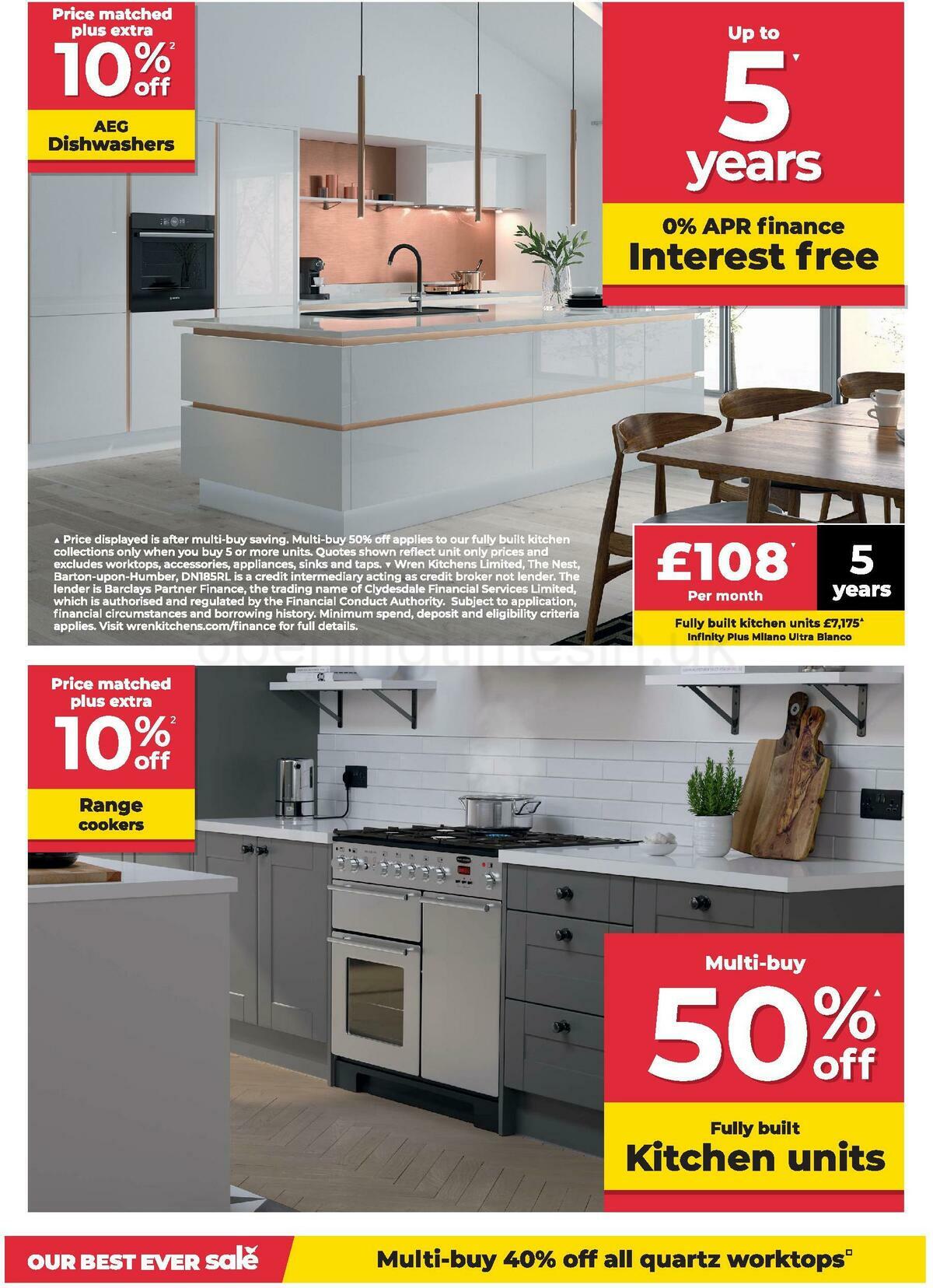 Wren Kitchens Offers from 2 February