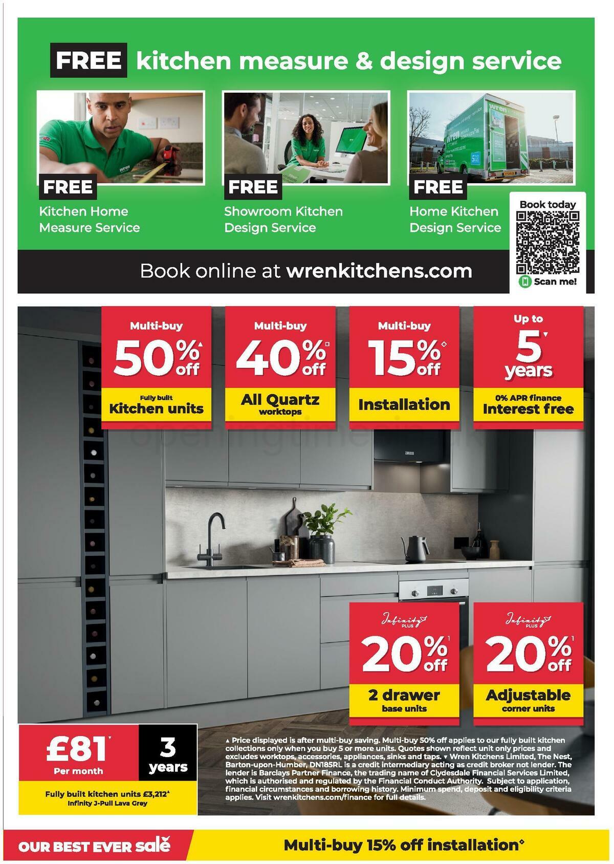 Wren Kitchens Offers from 2 February