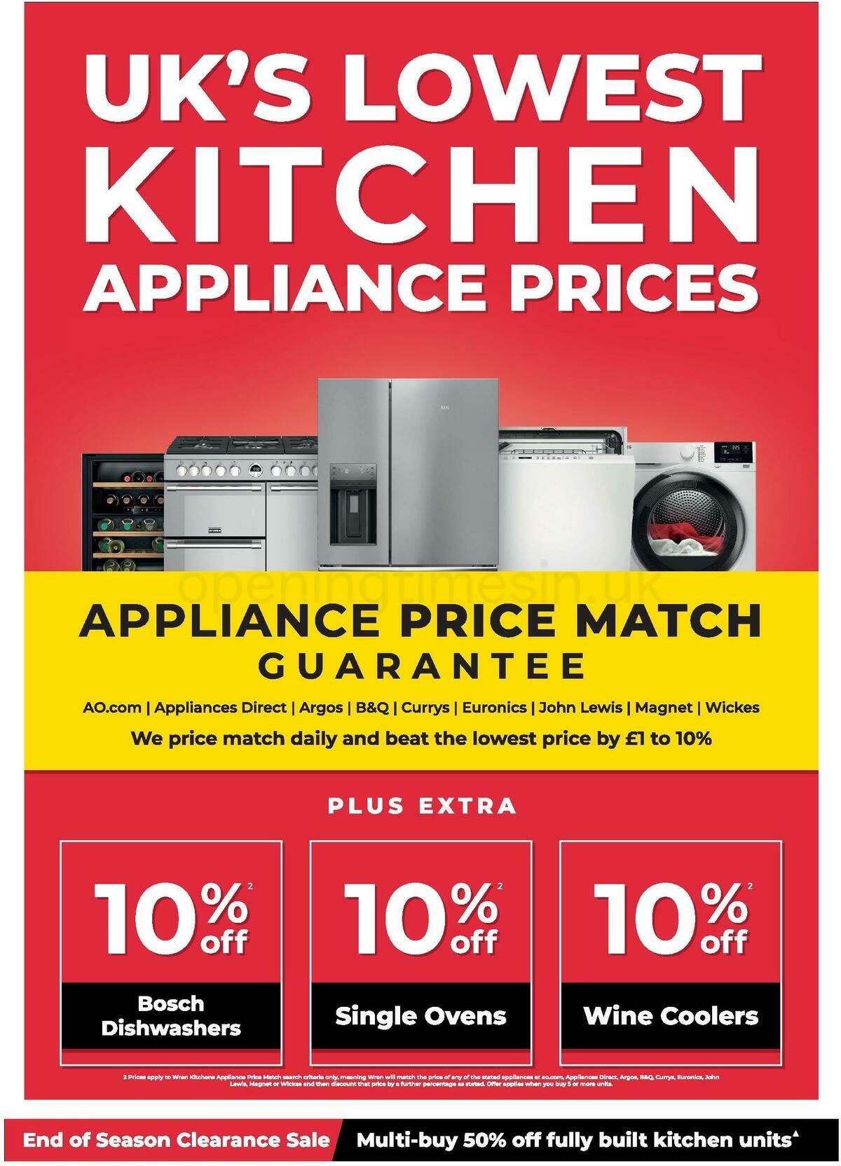 Wren Kitchens Offers from 16 March
