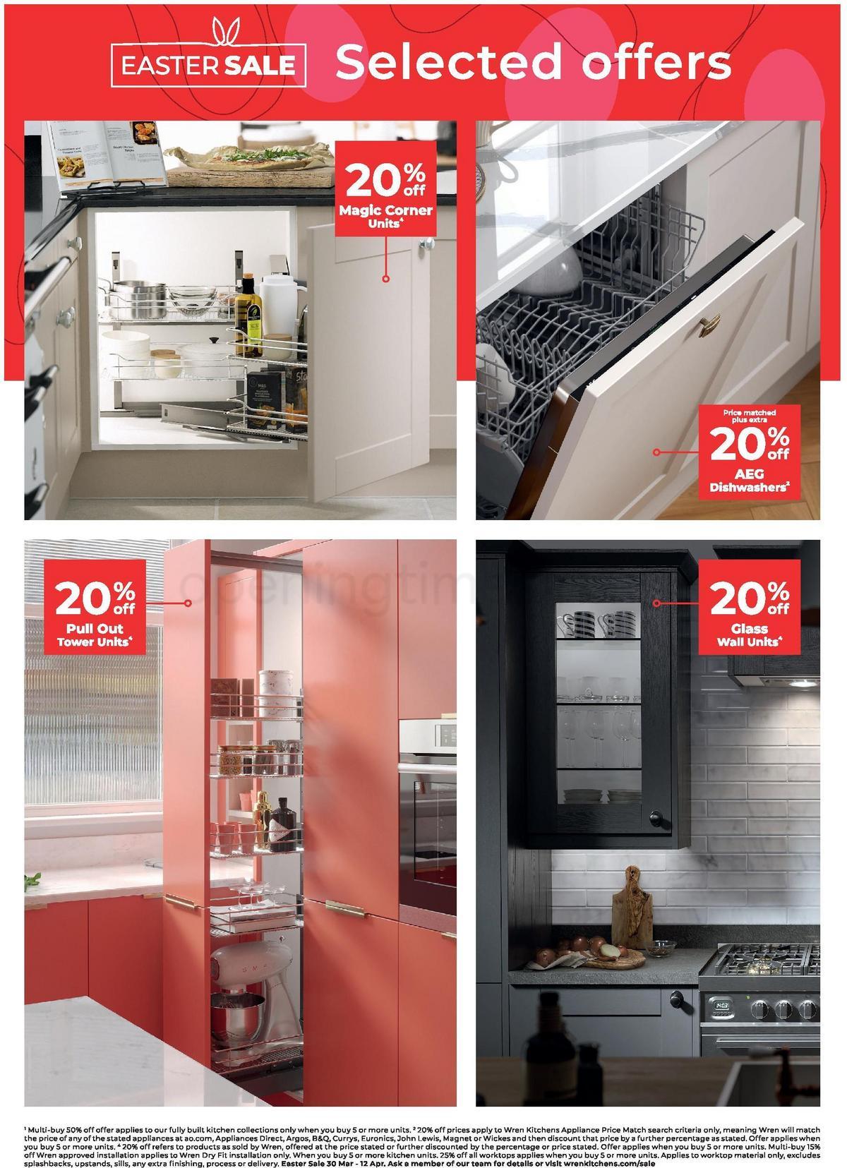 Wren Kitchens Offers from 30 March