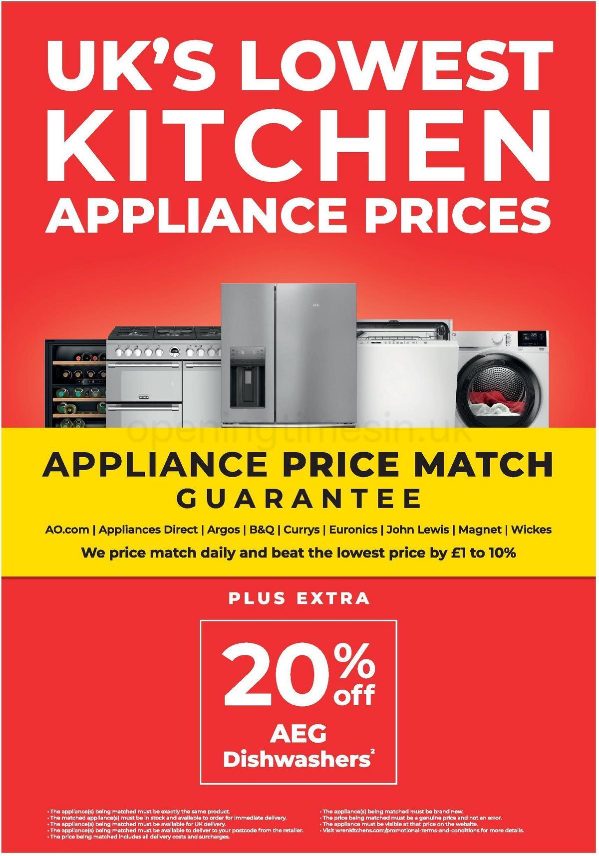 Wren Kitchens Offers from 30 March
