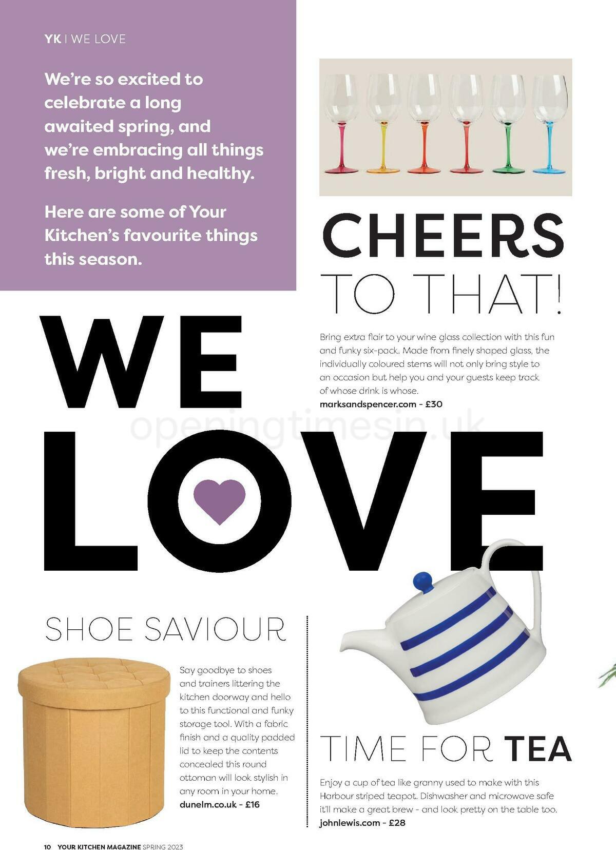 Wren Kitchens Magazine Spring Offers from 15 April