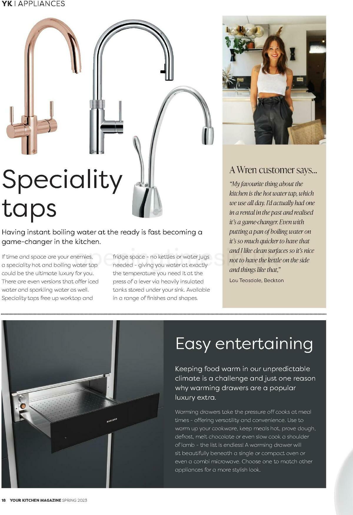 Wren Kitchens Magazine Spring Offers from 15 April