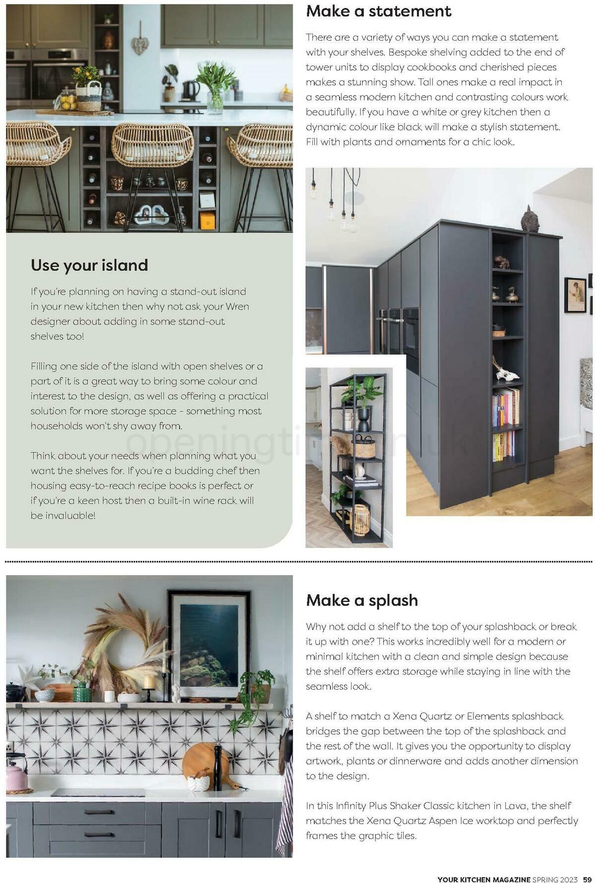 Wren Kitchens Magazine Spring Offers from 15 April