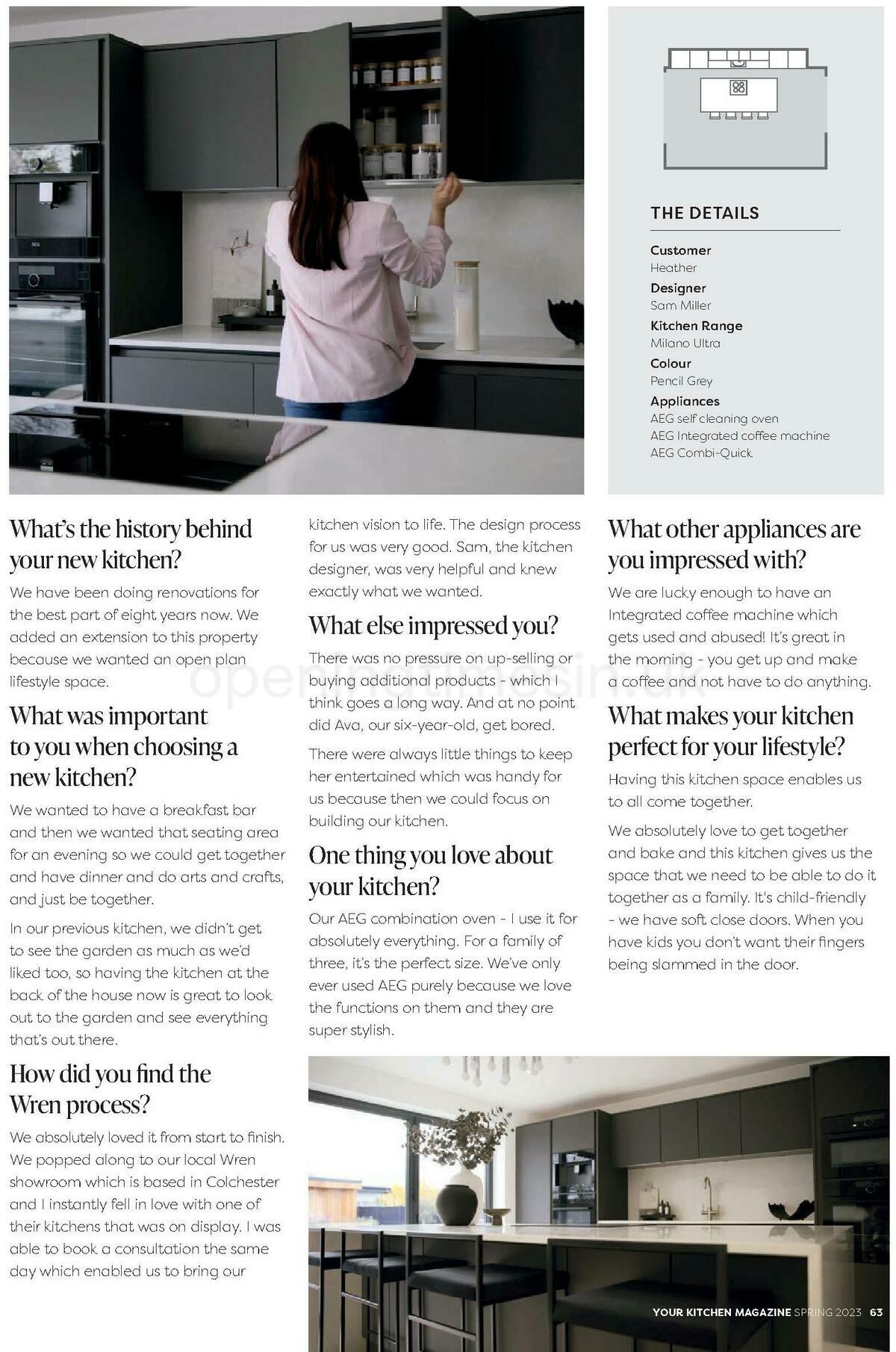 Wren Kitchens Magazine Spring Offers from 15 April