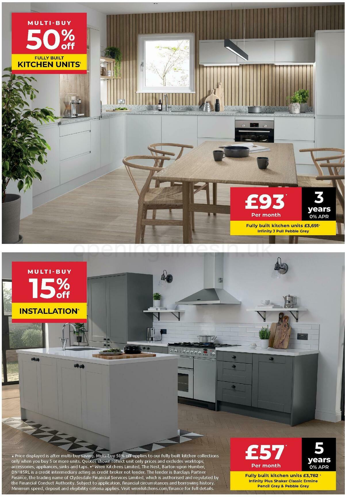 Wren Kitchens Offers from 4 May