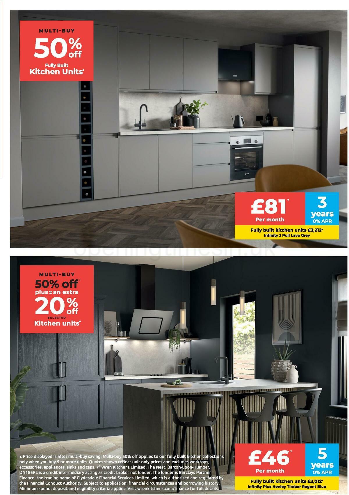 Wren Kitchens Offers from 18 May