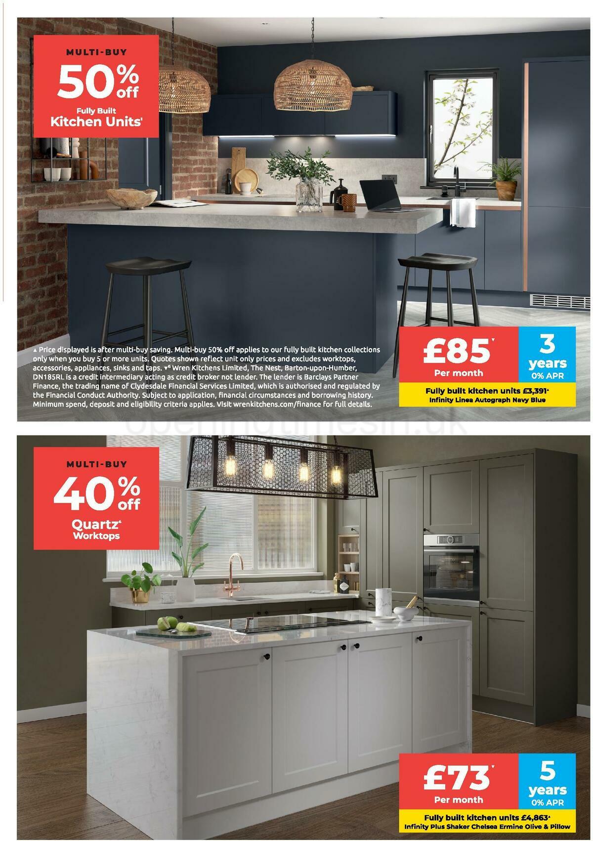 Wren Kitchens Offers from 1 June