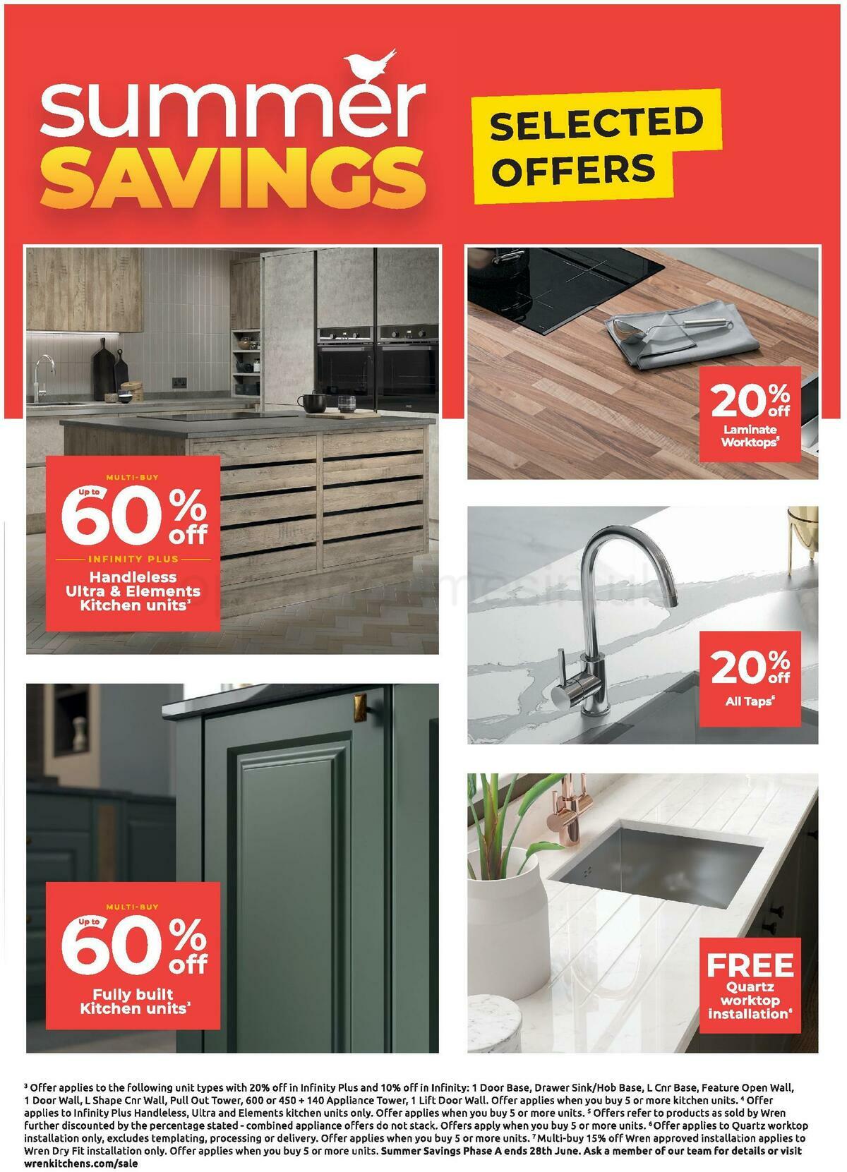 Wren Kitchens Offers from 15 June