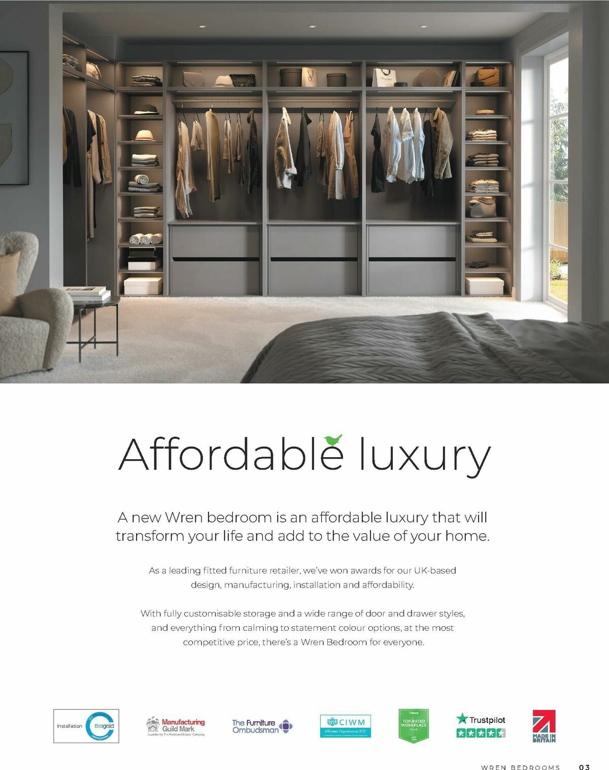 Wren Kitchens Bedroom Brochure October Offers from 10 October