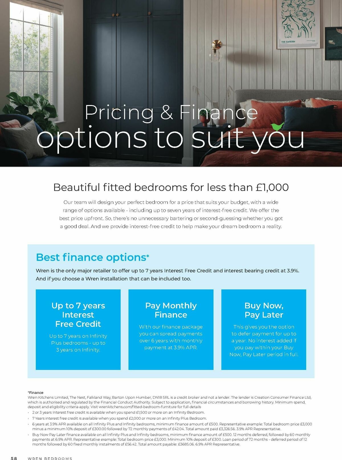 Wren Kitchens Bedroom Brochure October Offers from 10 October