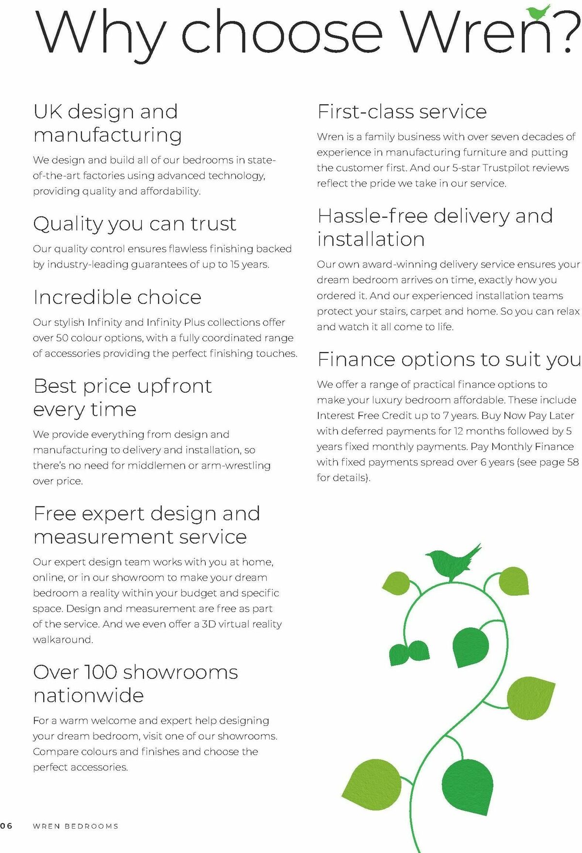 Wren Kitchens Bedroom Brochure October Offers from 10 October