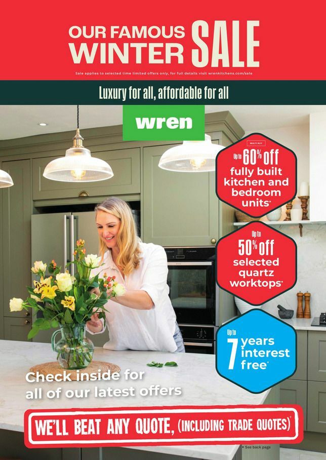 Wren Kitchens Offers from 19 December
