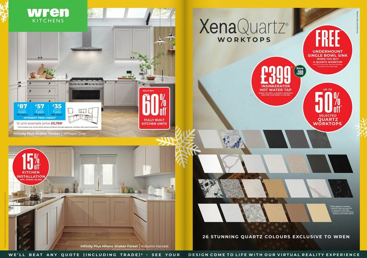 Wren Kitchens Offers from 22 January