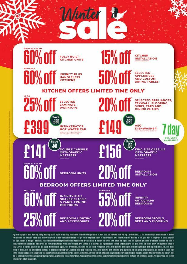 Wren Kitchens Offers from 22 January
