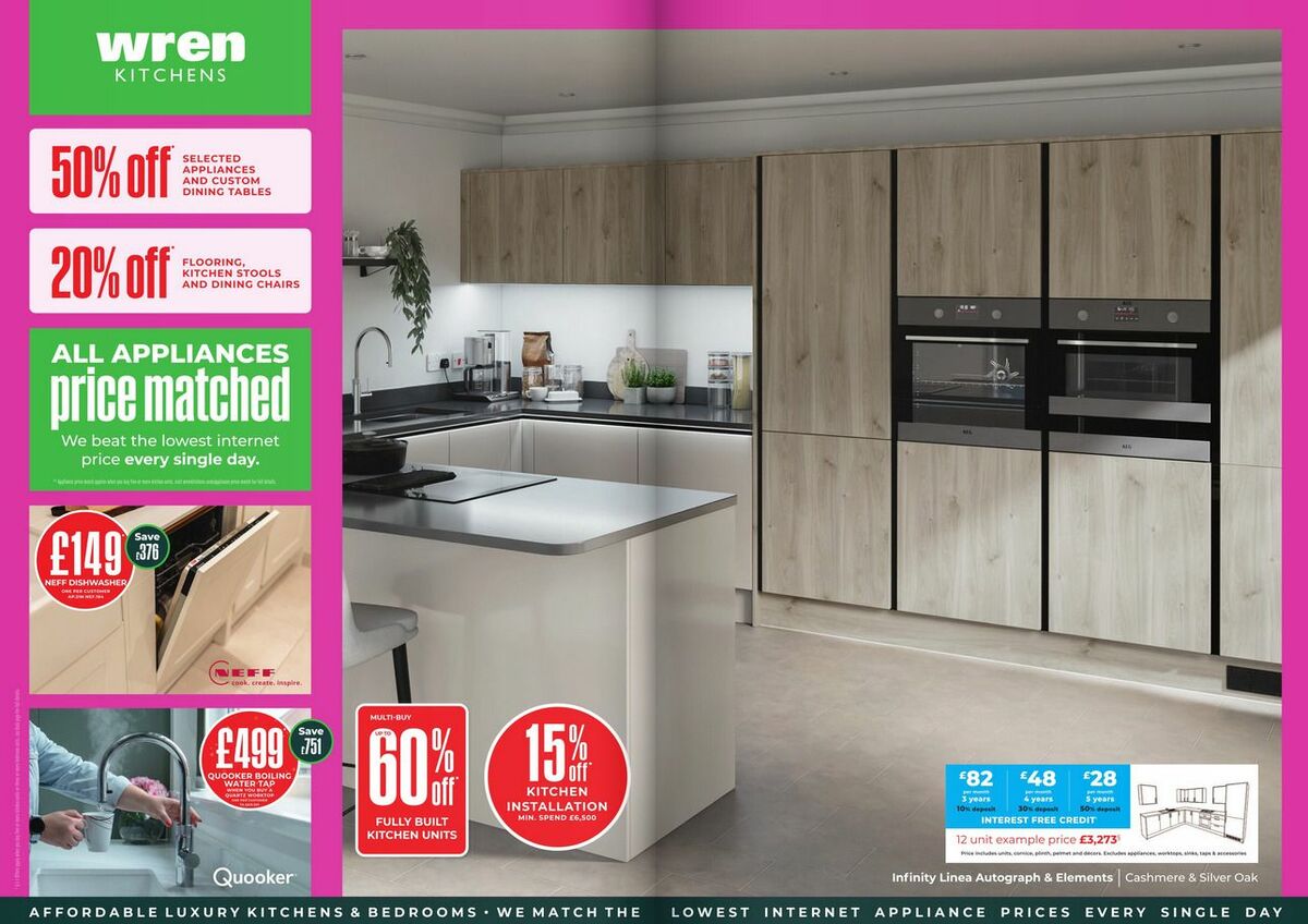 Wren Kitchens Offers from 5 February