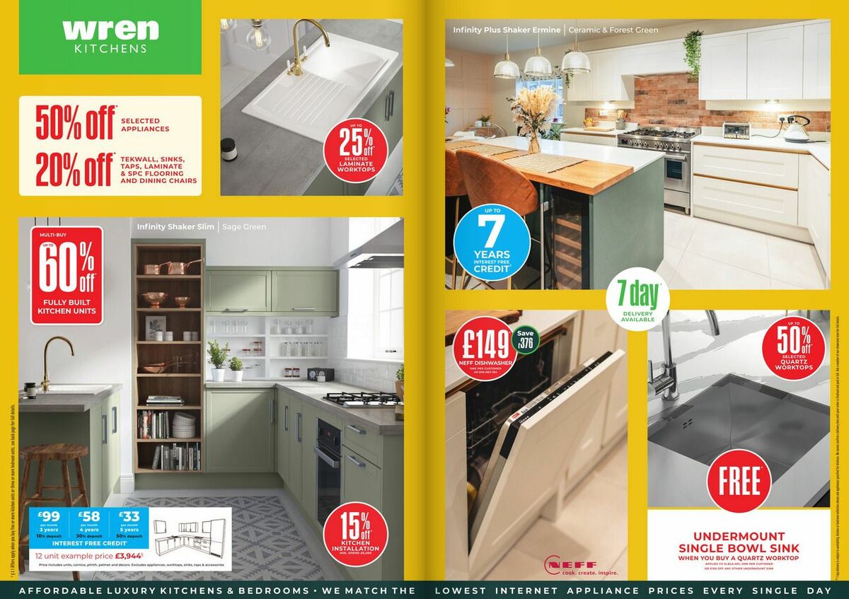Wren Kitchens Offers from 12 March