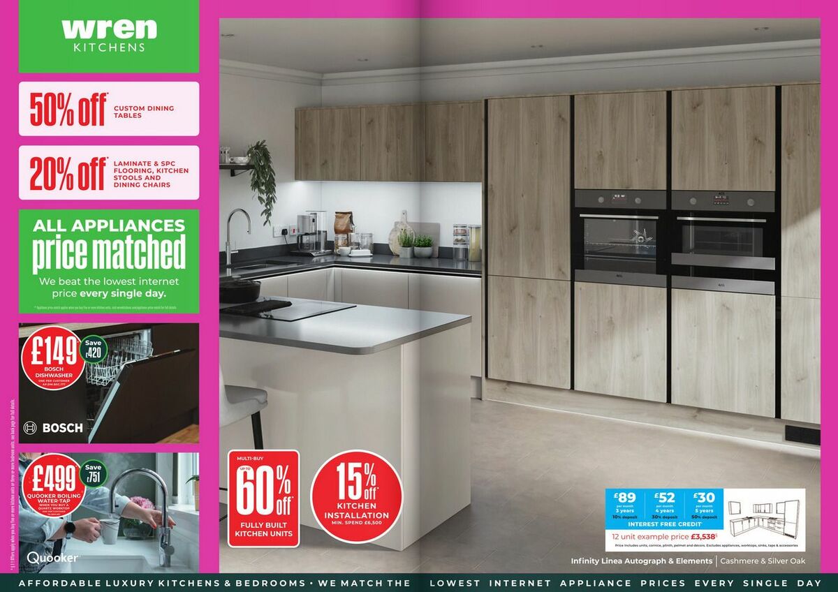 Wren Kitchens Offers from 26 March