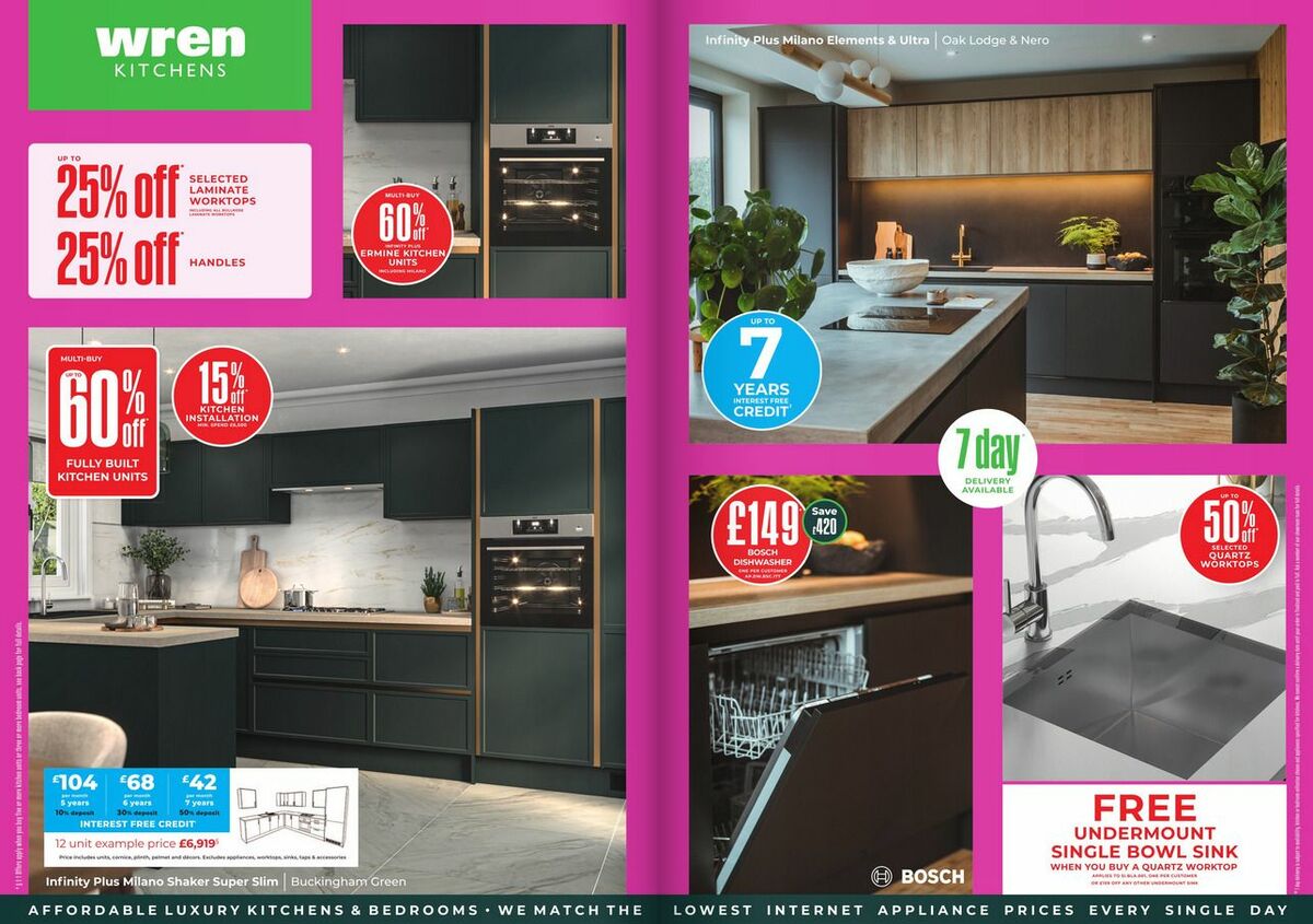 Wren Kitchens Offers from 26 March