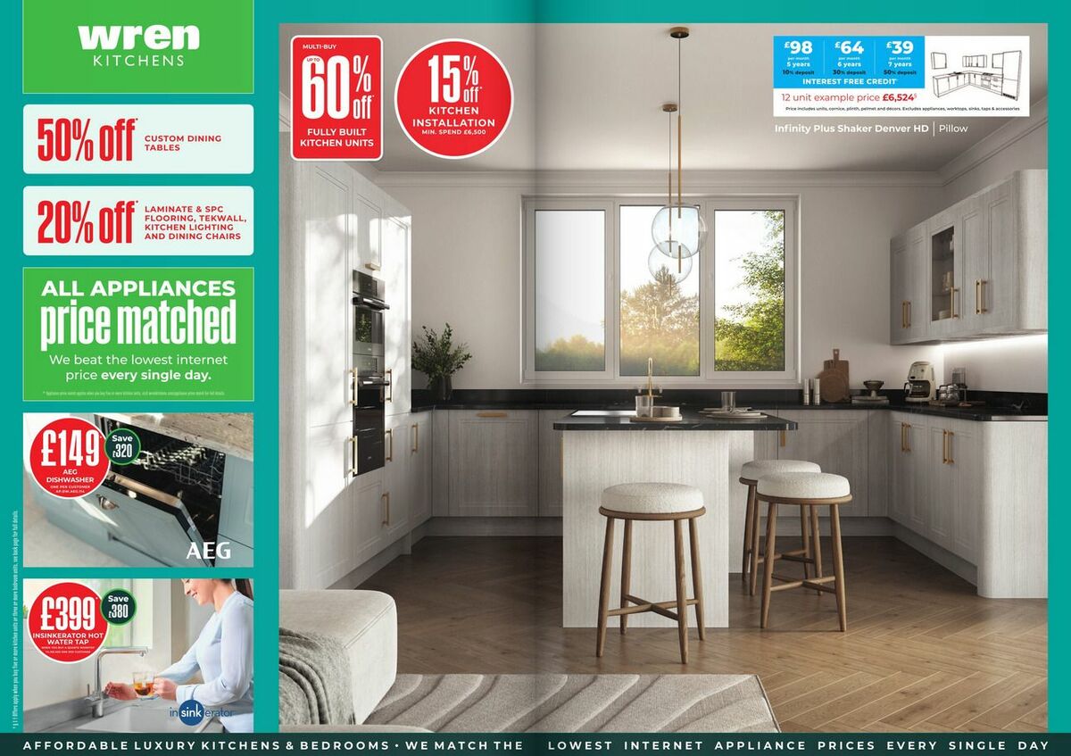 Wren Kitchens Offers from 9 April