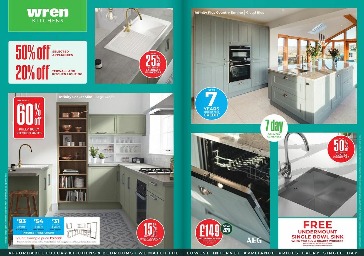 Wren Kitchens Offers from 9 April