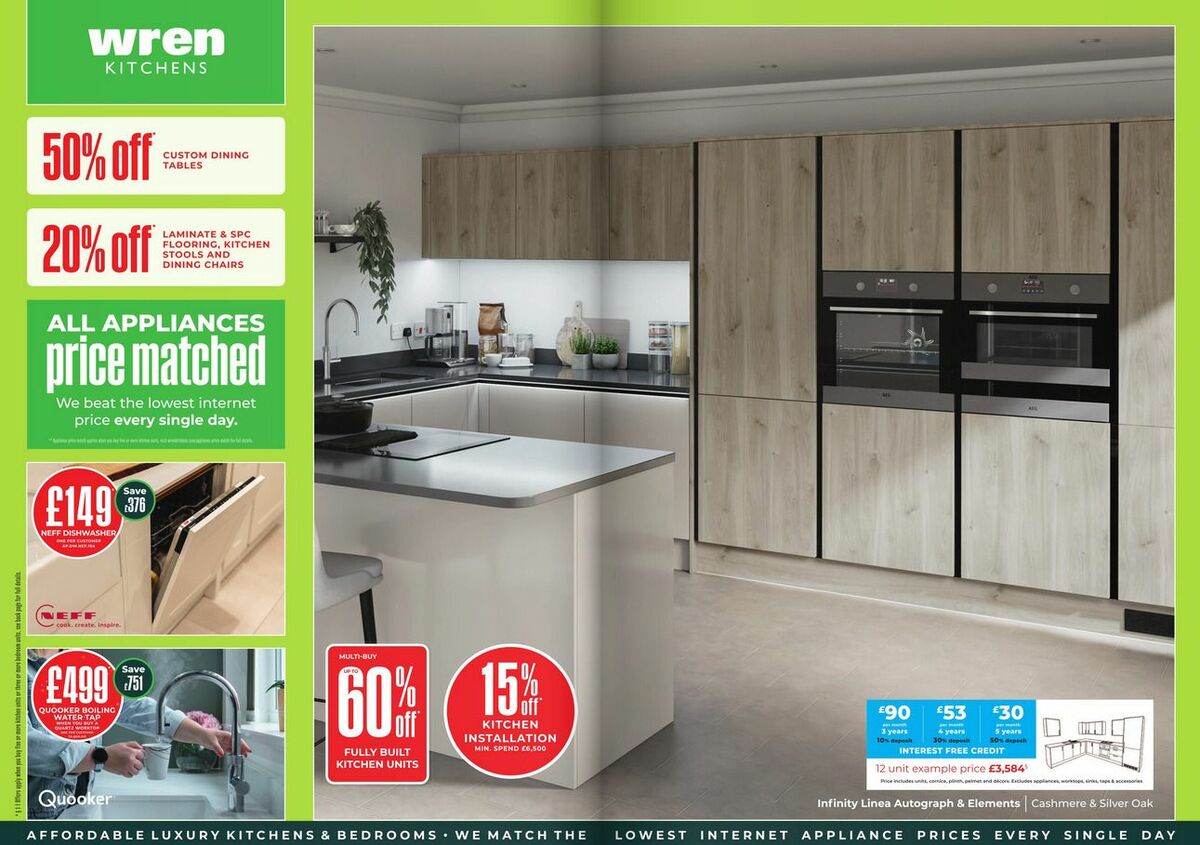 Wren Kitchens Offers from 23 April
