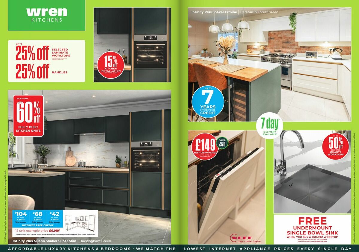 Wren Kitchens Offers from 23 April