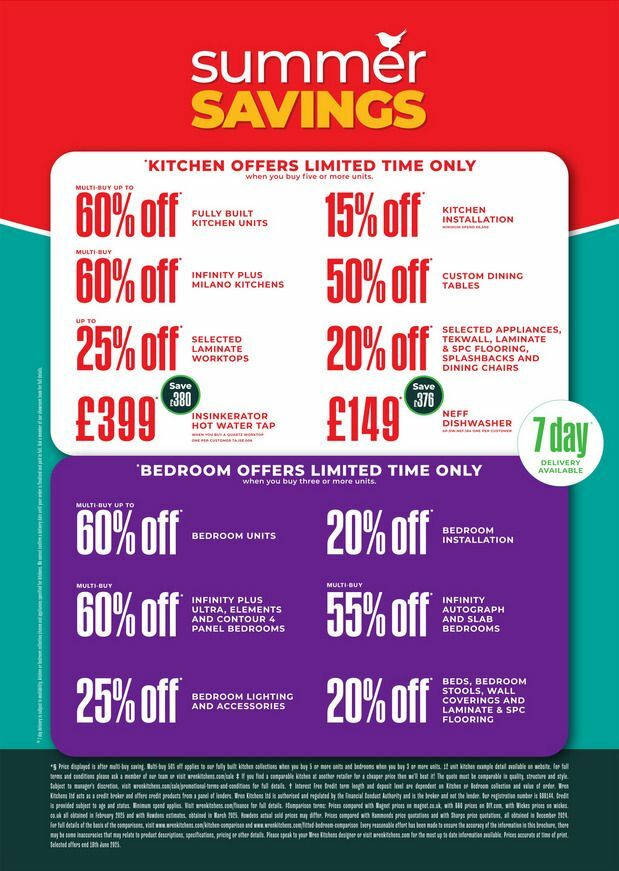 Wren Kitchens Offers from 3 June