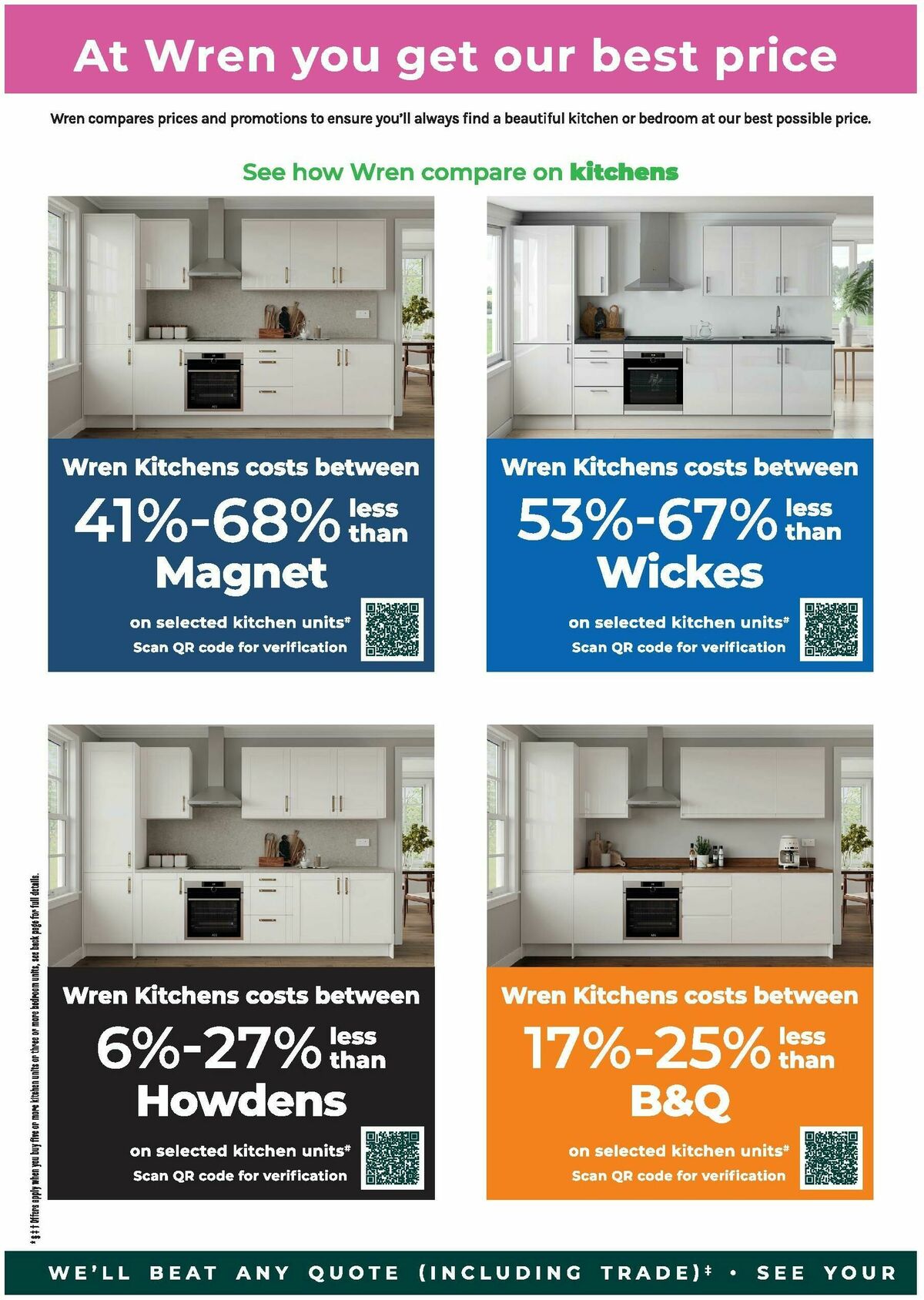 Wren Kitchens Offers from 16 July