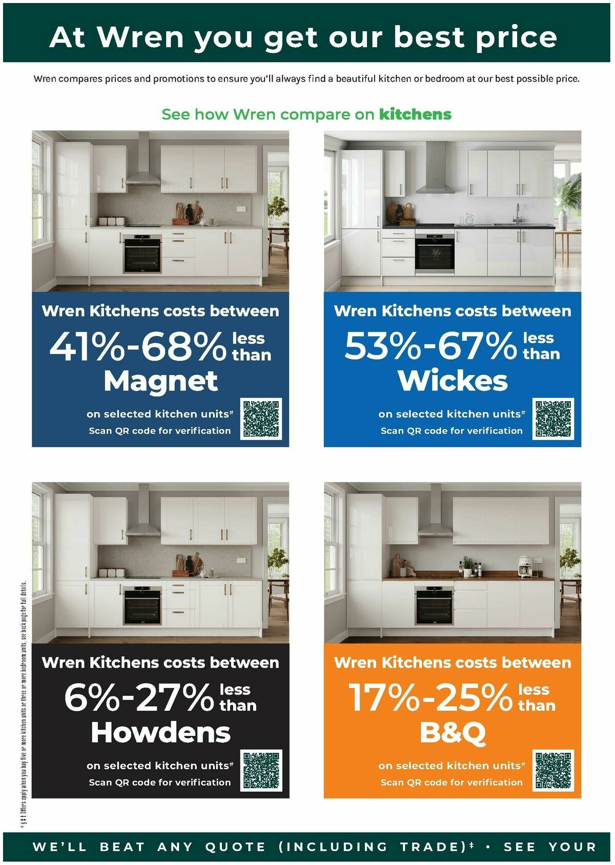 Wren Kitchens Offers from 13 August