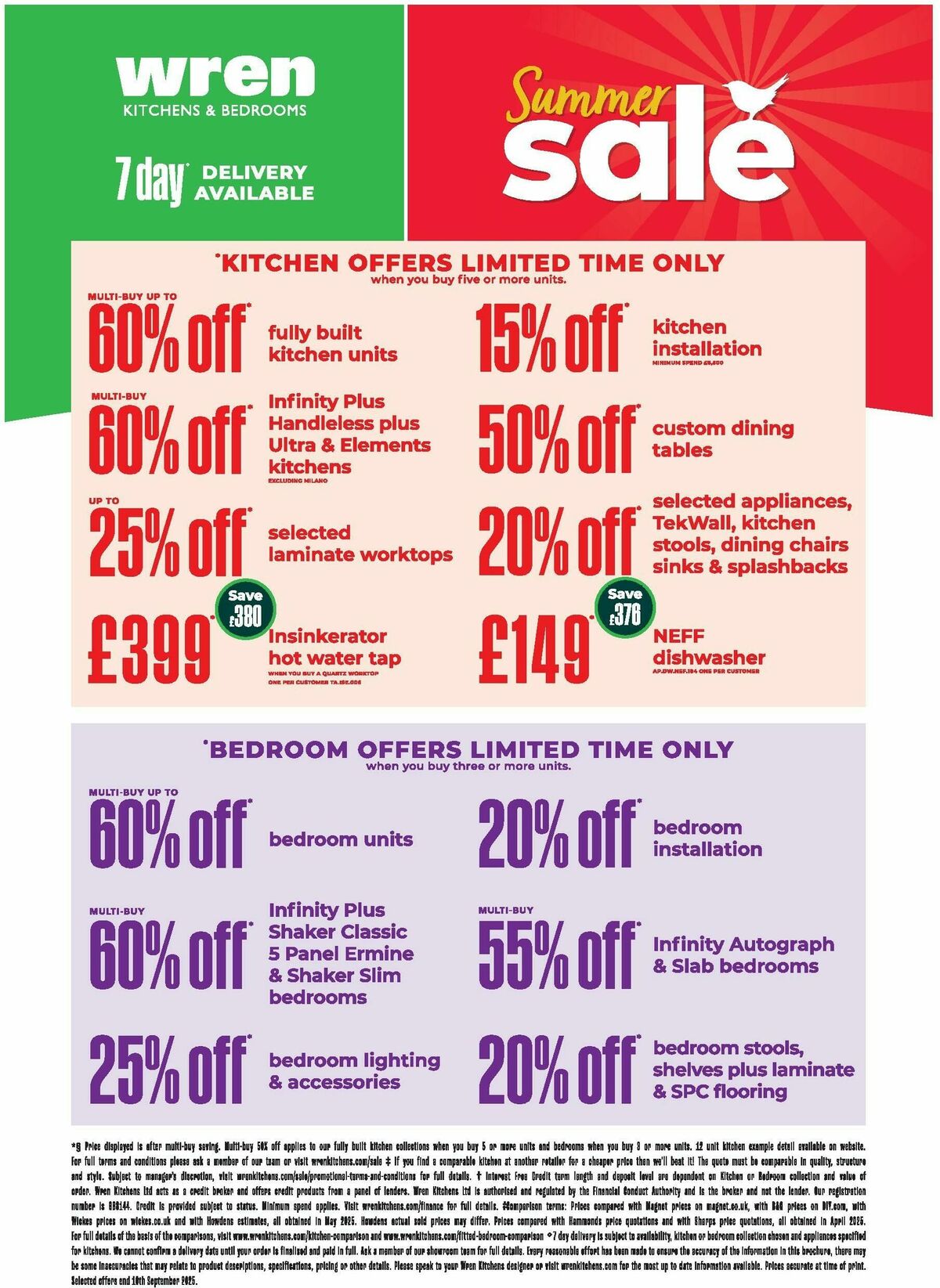 Wren Kitchens Offers from 27 August