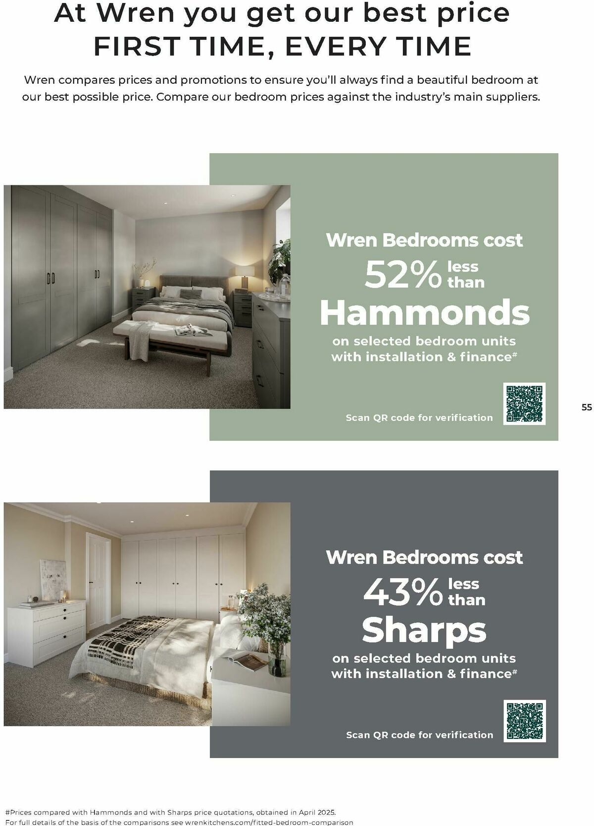 Wren Kitchens Bedroom Brochure Offers from 1 September