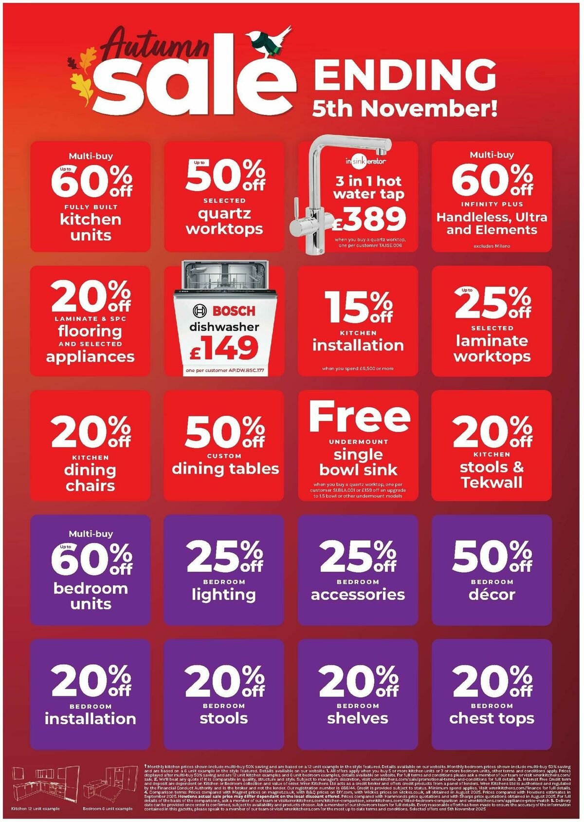 Wren Kitchens Offers from 22 October