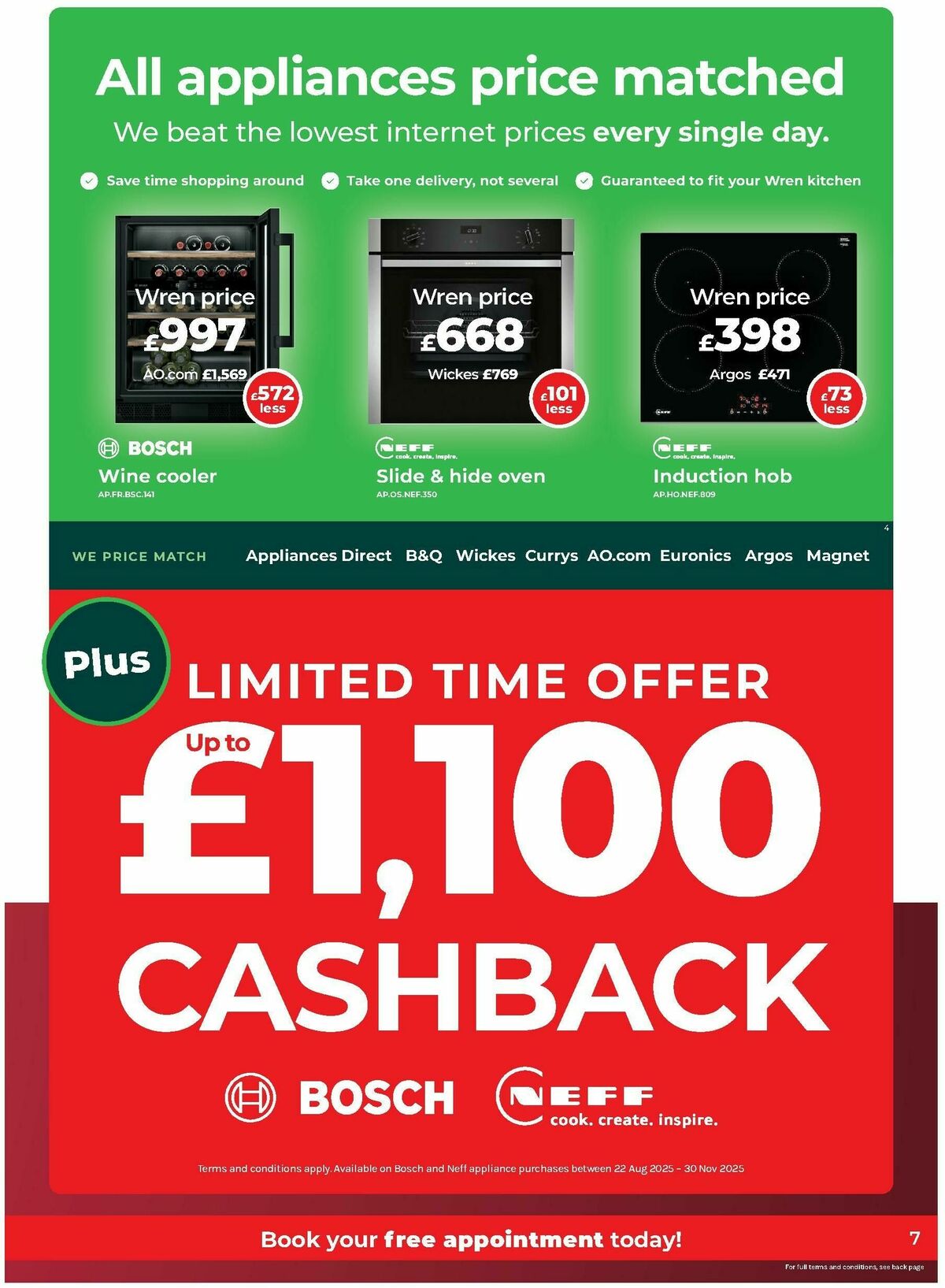 Wren Kitchens Offers from 22 October